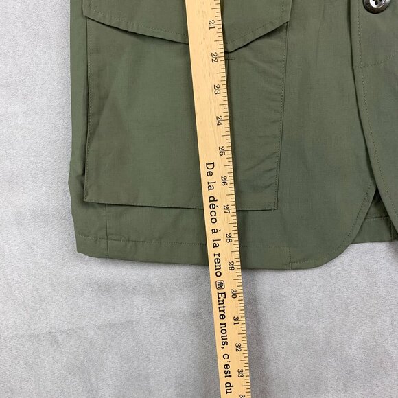 Victorinox Mens Jacket Medium Olive Green Blazer Long Sleeve Cotton Nylon Army - Picture 6 of 9